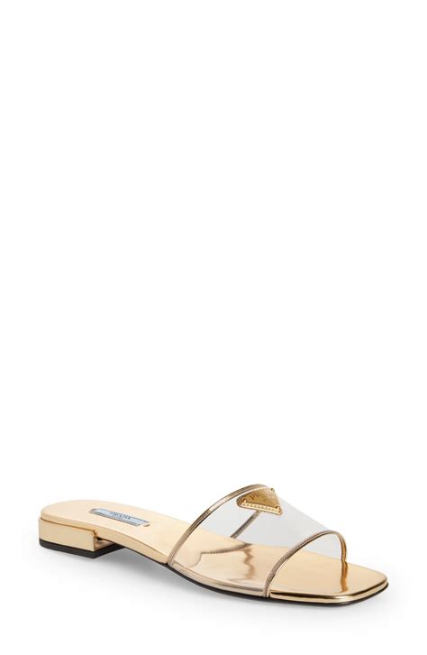 prada heels sandals|Prada transparent sandals.